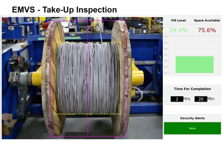 CORPEX EMVS take-up and pay-off reel monitoring