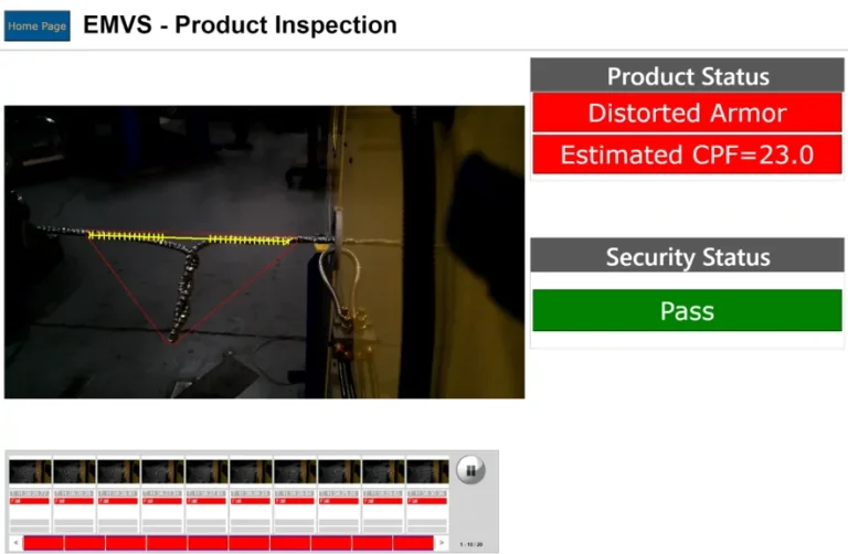 CORPEX EMVS machine vision product monitoring system