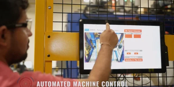 CORPEX CMVS machine vision system inspecting cable in real time on a production line