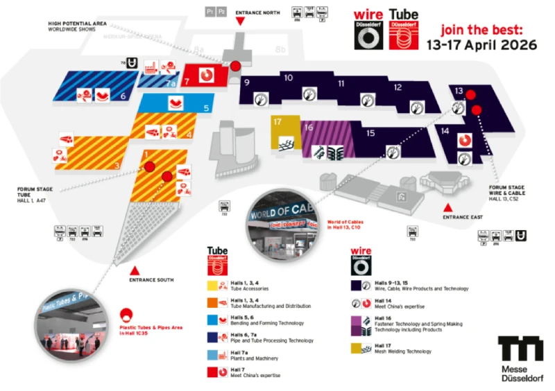 wire dusseldorf and tube dusseldorf