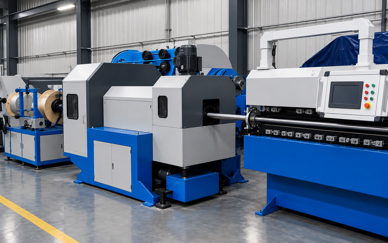 CORPEX EMVS machine vision system for armored cable production