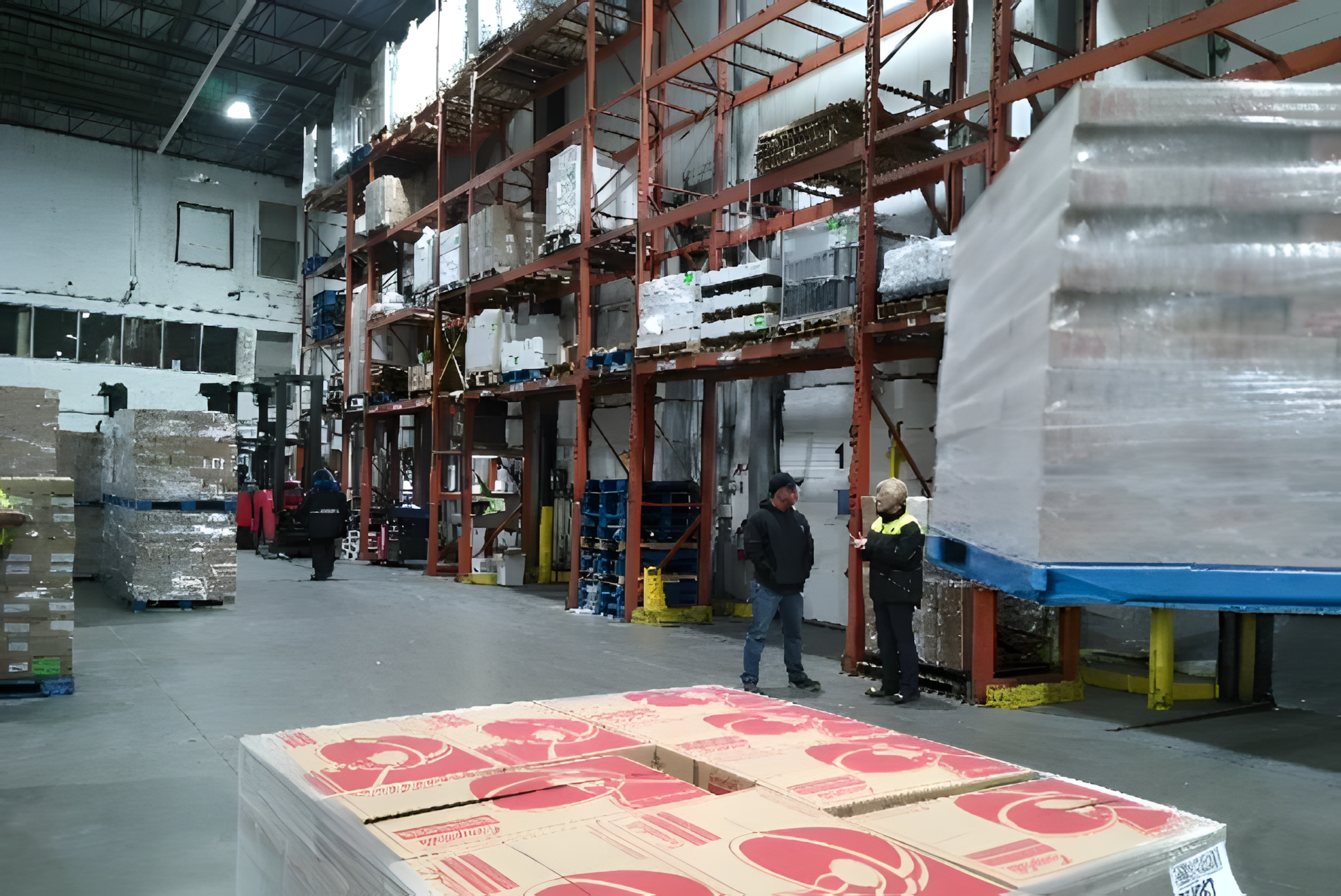 Machine vision for box and pallet inspection