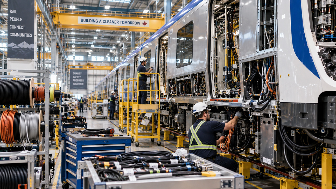 Machine vision for rail manufacturing and electrical assembly
